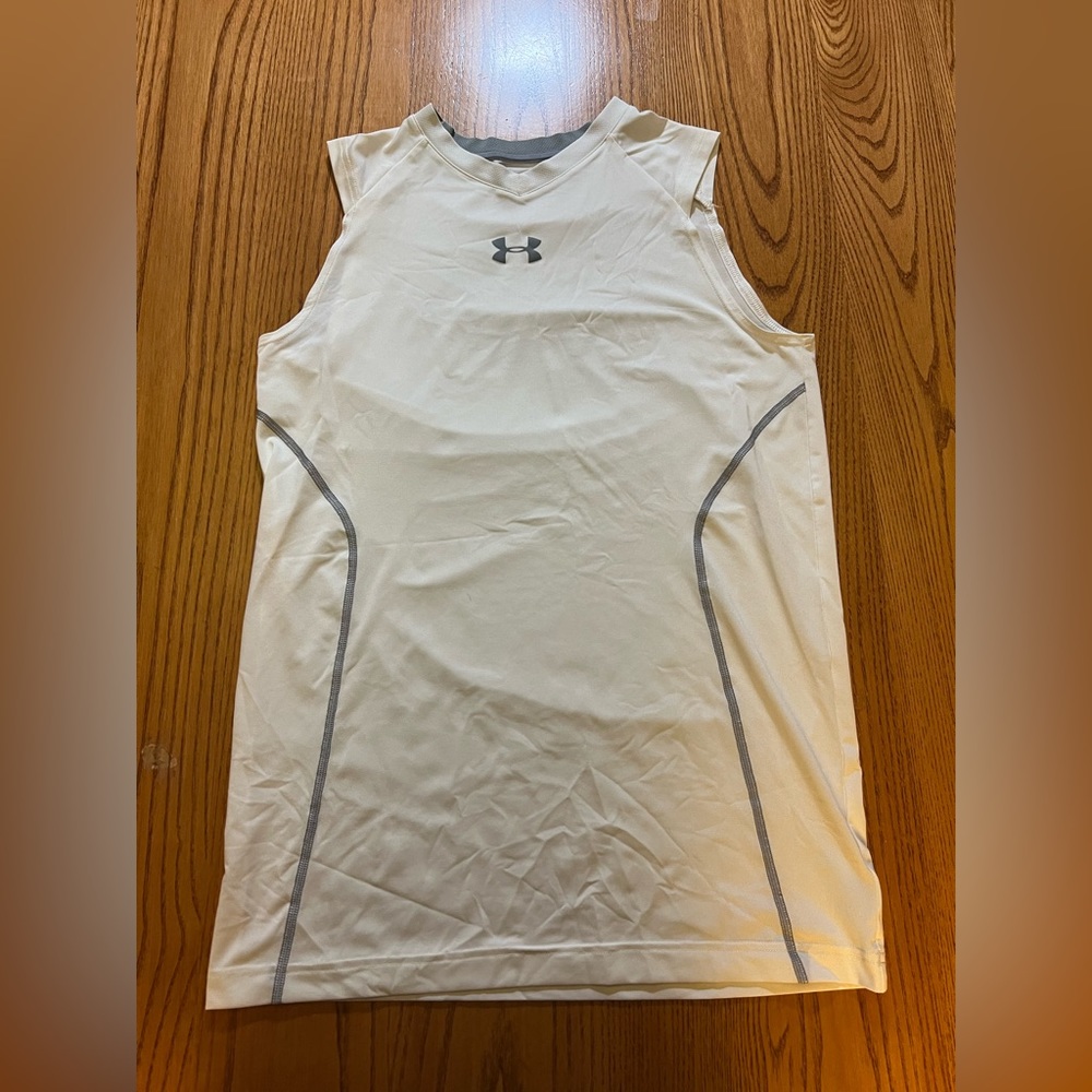 Under Armour White Athletic Tank top